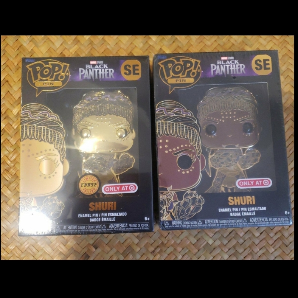 Funko POP! Pin Black Panther Legacy - Shuri Bundle - Target
